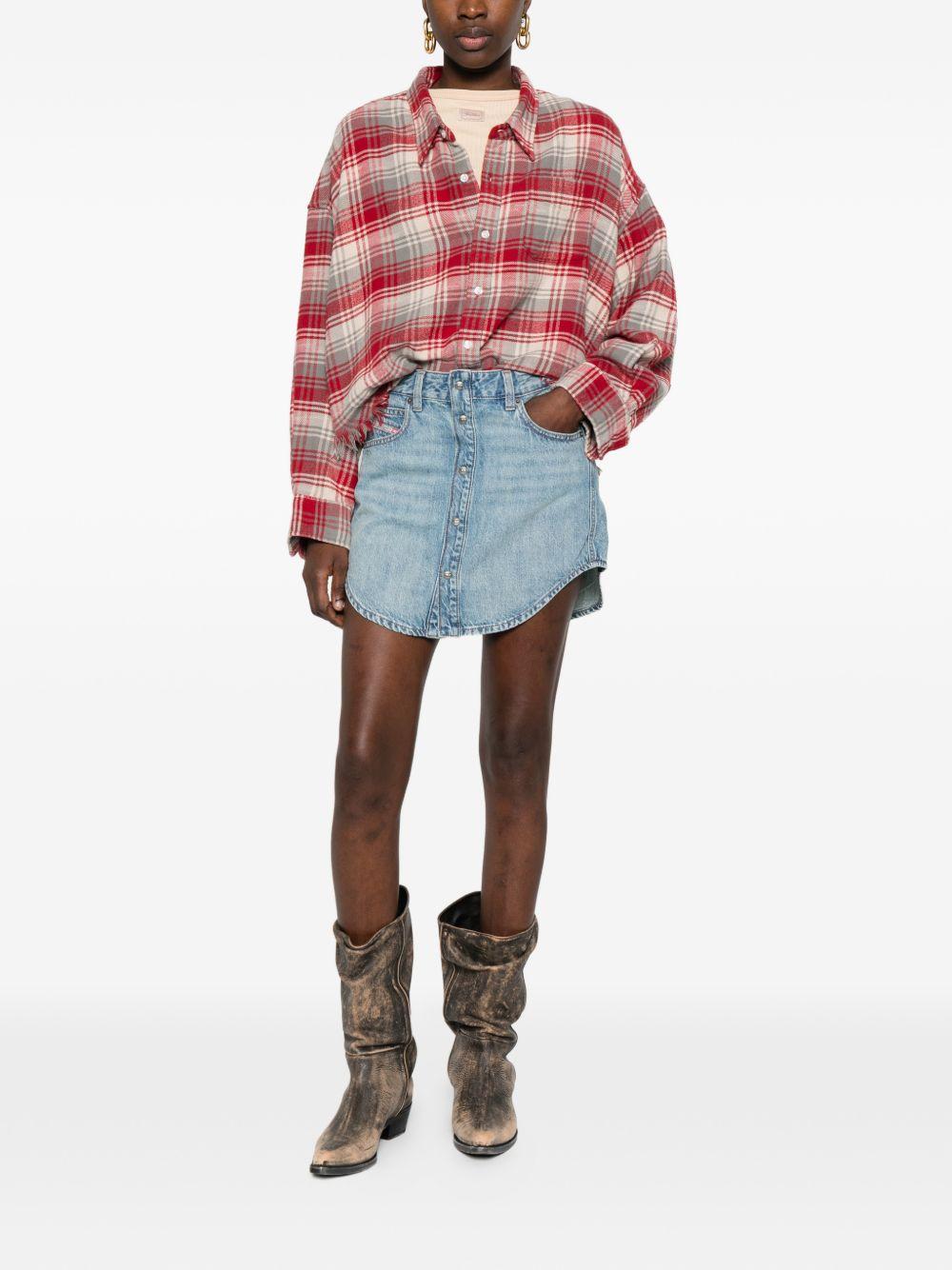 DIESEL Minigonna in jeans con tasche 