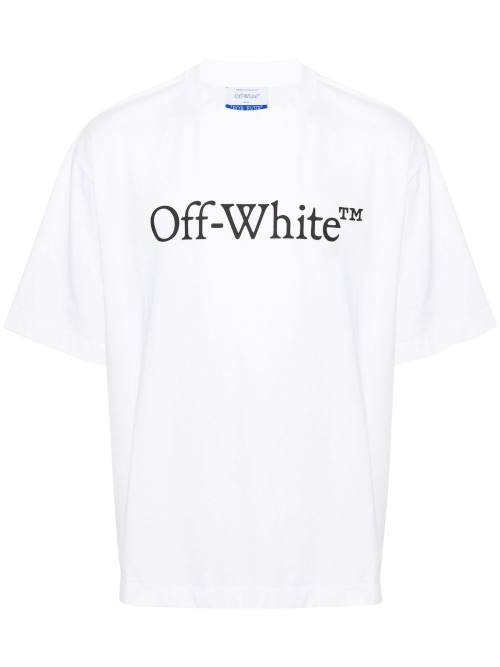 OFF WHITE T-shirt girocollo con logo 