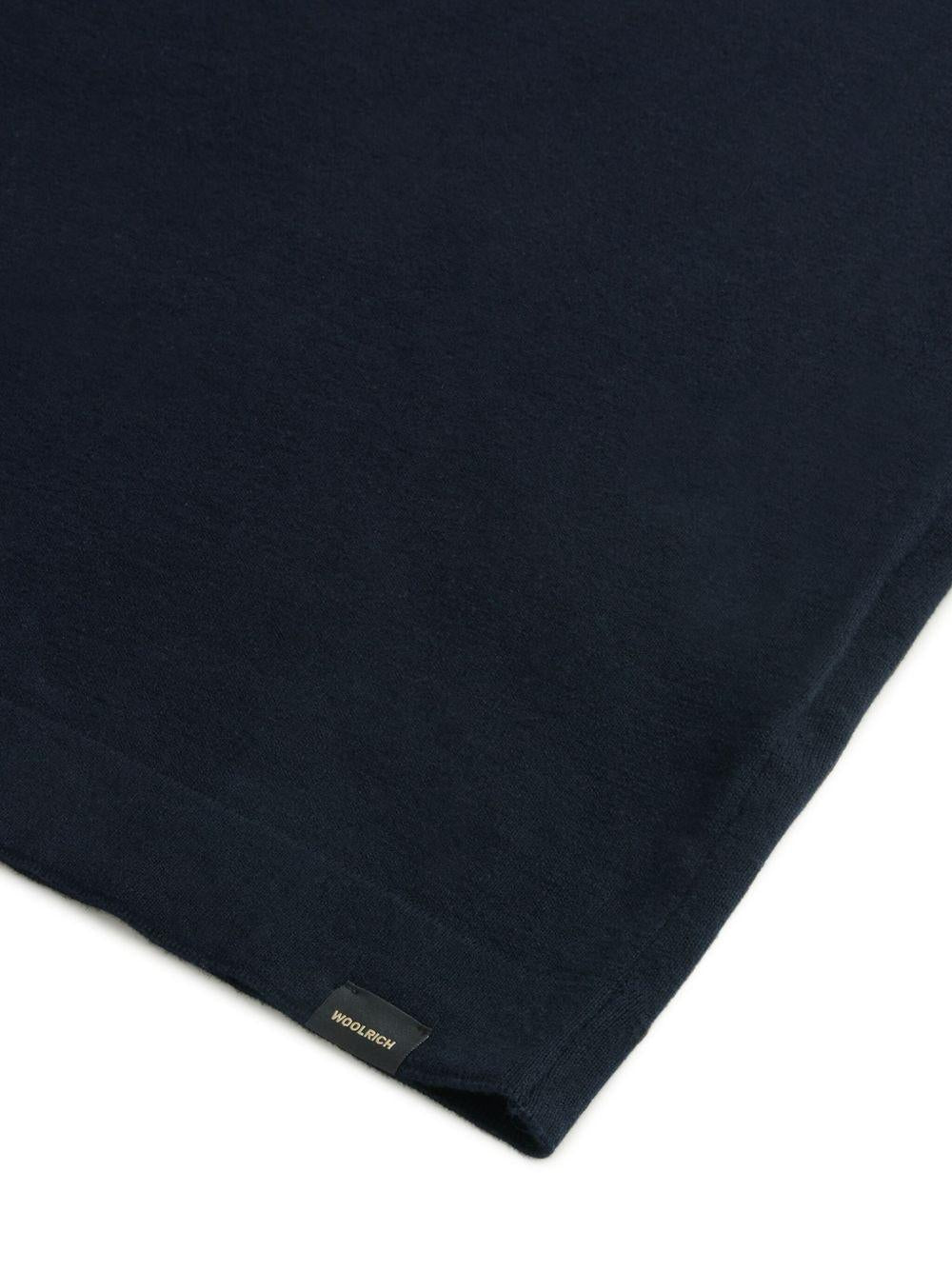 WOOLRICH T-shirt in cotone blu 