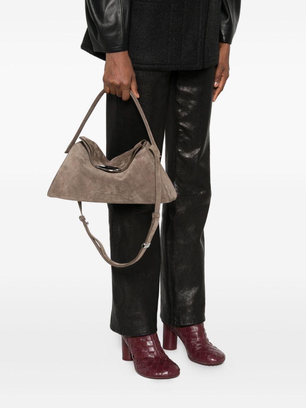 BENEDETTA BRUZZICHES Borsa a mano 'Elif Grande' in pelle scamosciata 