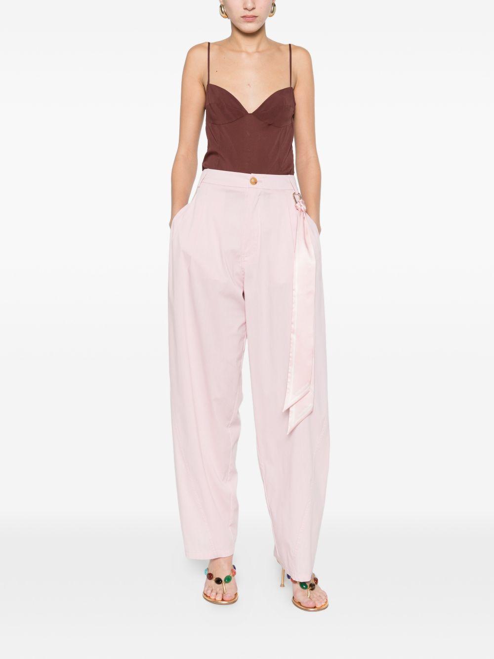DARKPARK Pantaloni Phebe in cotone rosa 
