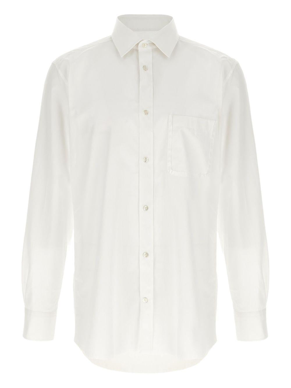 MAISON MARGIELA Camicia in cotone bianco 