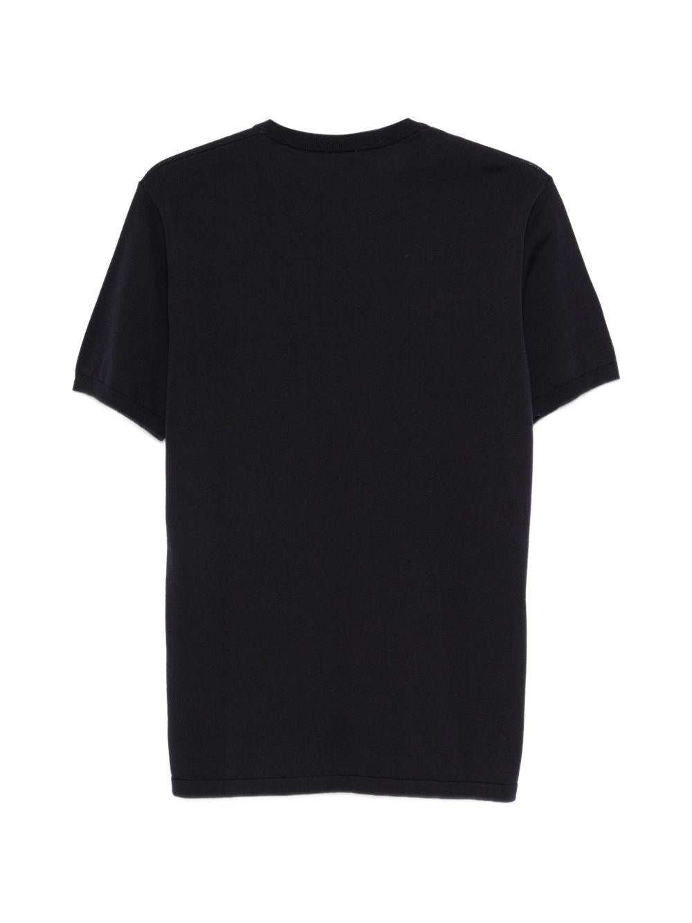 ASPESI T-shirt in cotone blu navy 