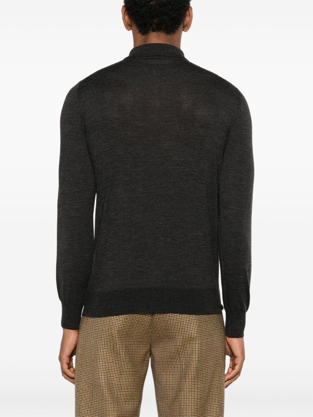 KANGRA Polo in lana a maniche lunghe 