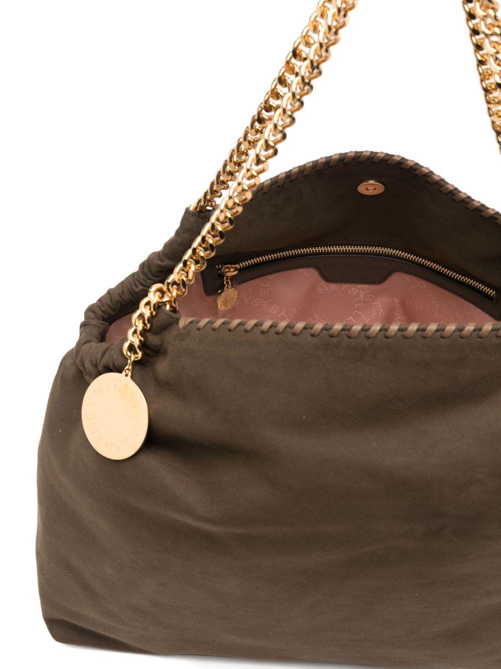 STELLA MCCARTNEY Borsa Tote Falabella in pelle vegana marrone 