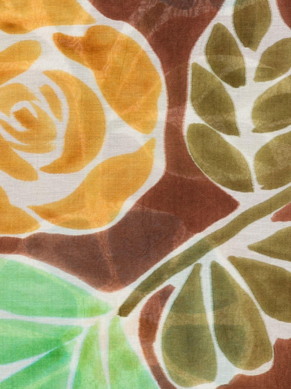 SGOMBERO CANTINE Sciarpa leggera Pesci con stampa floreale multicolore 