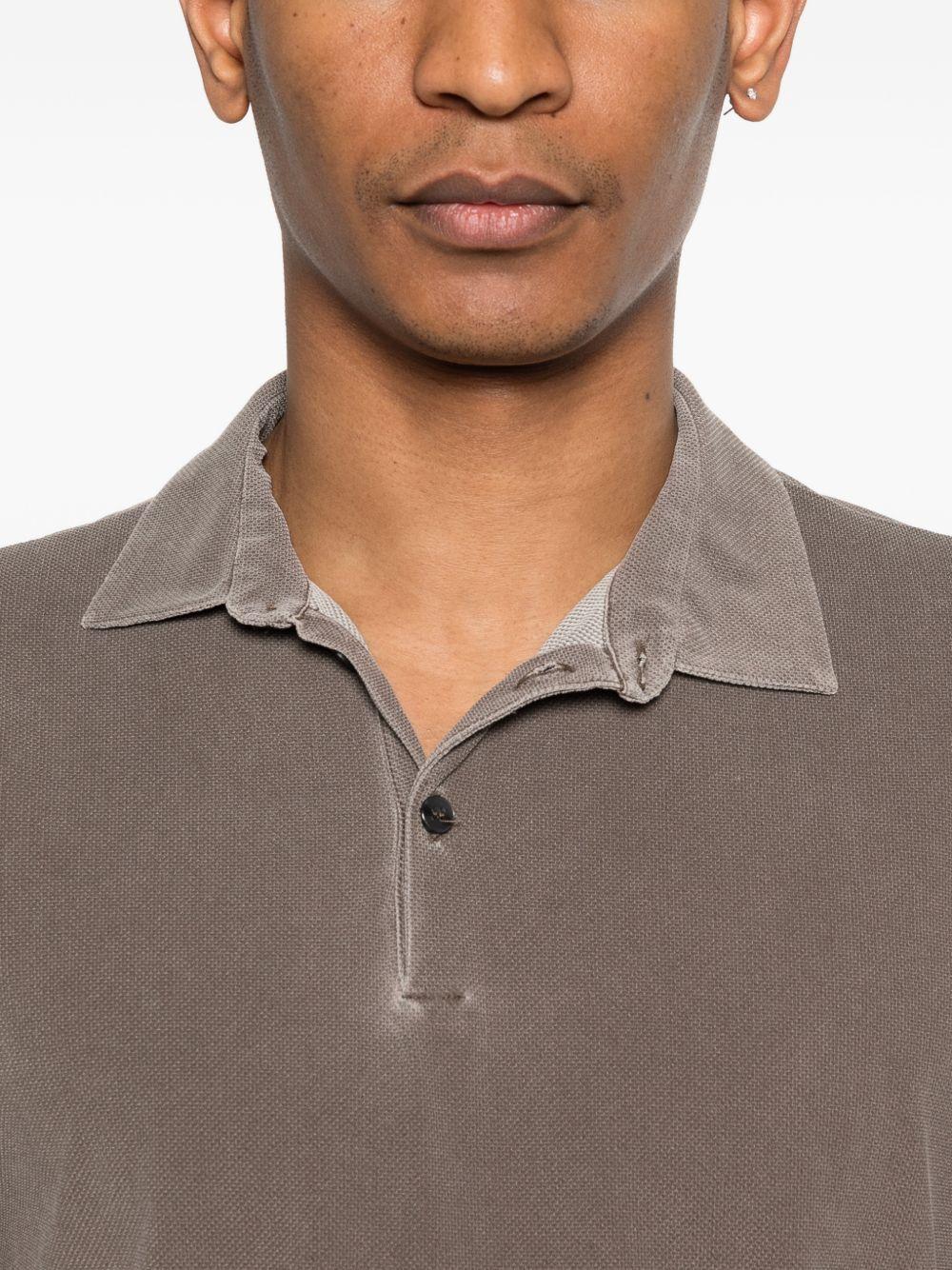 RRD ROBERTO RICCI DESIGNS Polo marrone con logo nero 