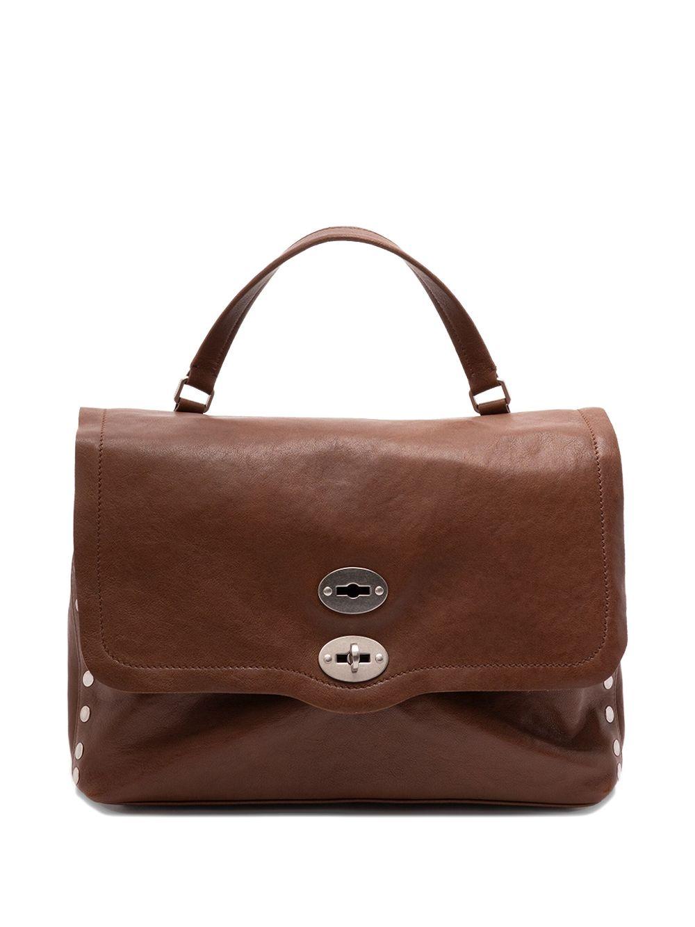 ZANELLATO Borsa tote Postina Medium in pelle marrone 