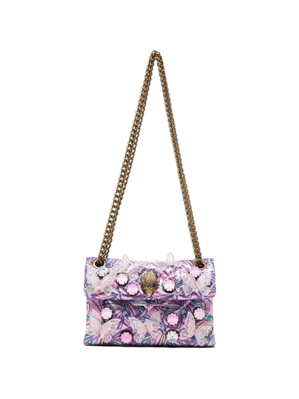 KURT GEIGER Borsa a tracolla Kensington Butterfly trapuntata con stampa 