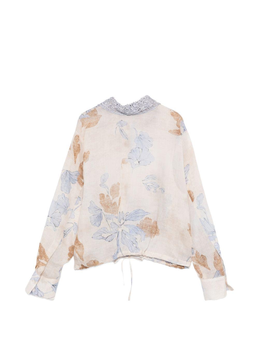 SEVENTY Camicia con stampa floreale 