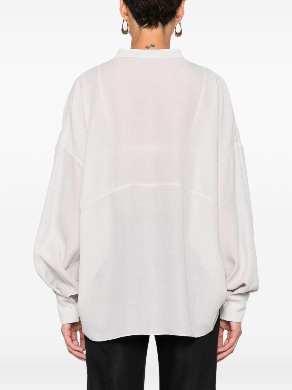 BRUNELLO CUCINELLI Blusa in seta con catena Monili 