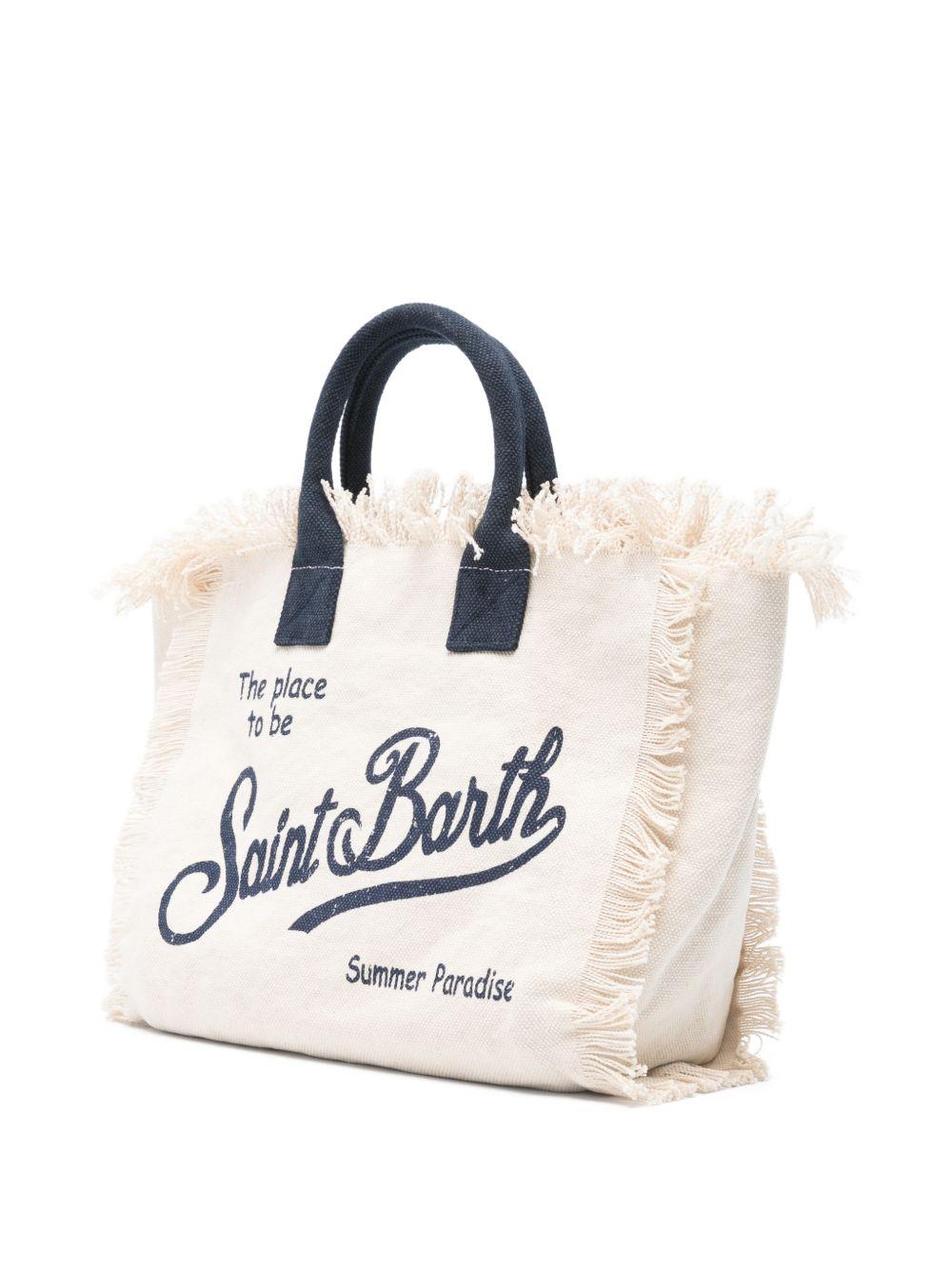 MC2 SAINT BARTH Borsa a mano Colette con logo e frange 