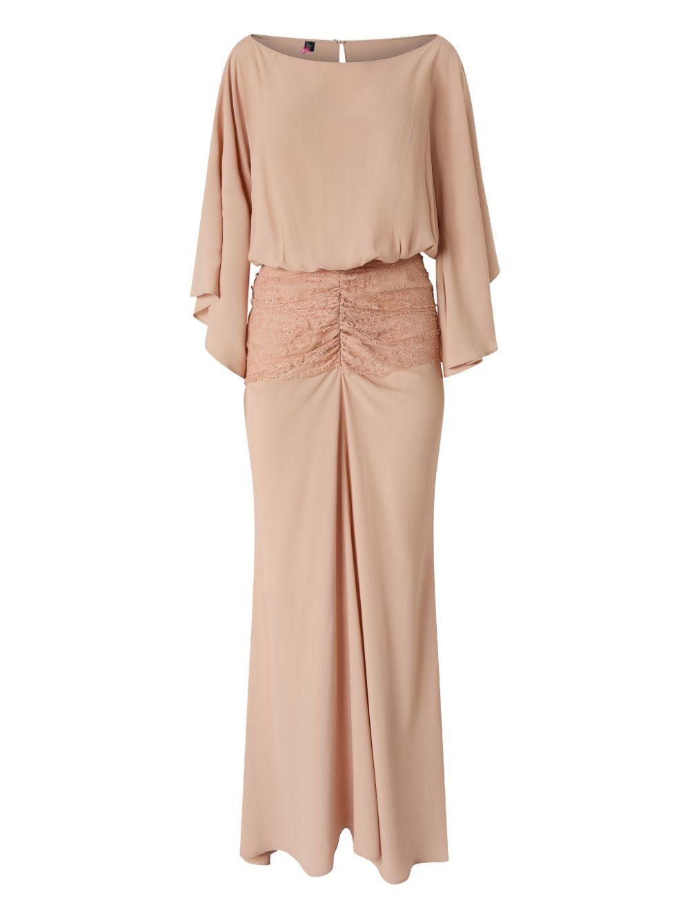 PINKO Abito lungo color nude Radicchio 