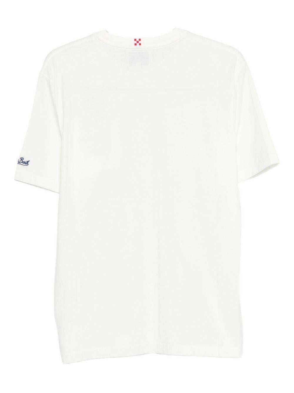 MC2 SAINT BARTH T-shirt 'Connor' in cotone bianco 