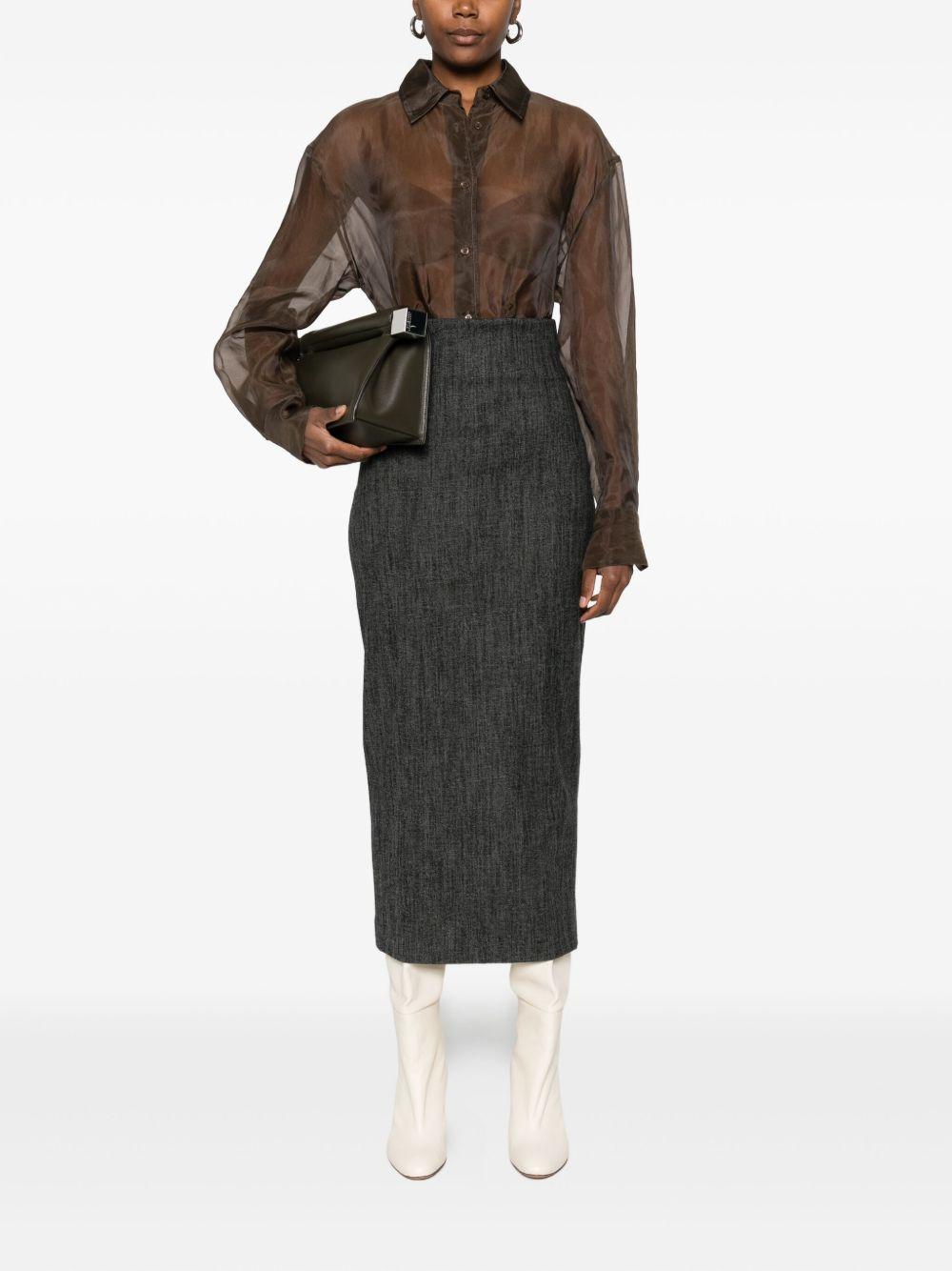 ALBERTA FERRETTI Gonna a matita antracite 