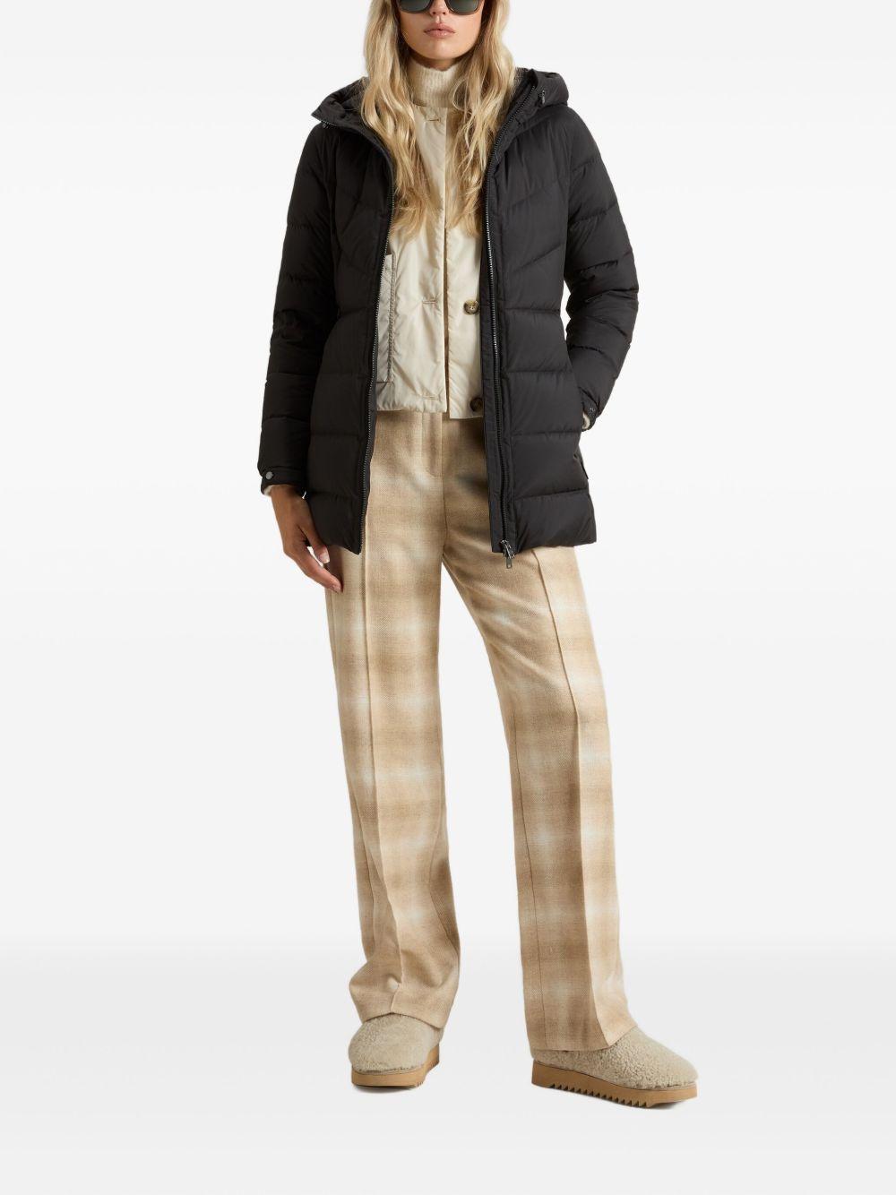 WOOLRICH Piumino lungo nero 