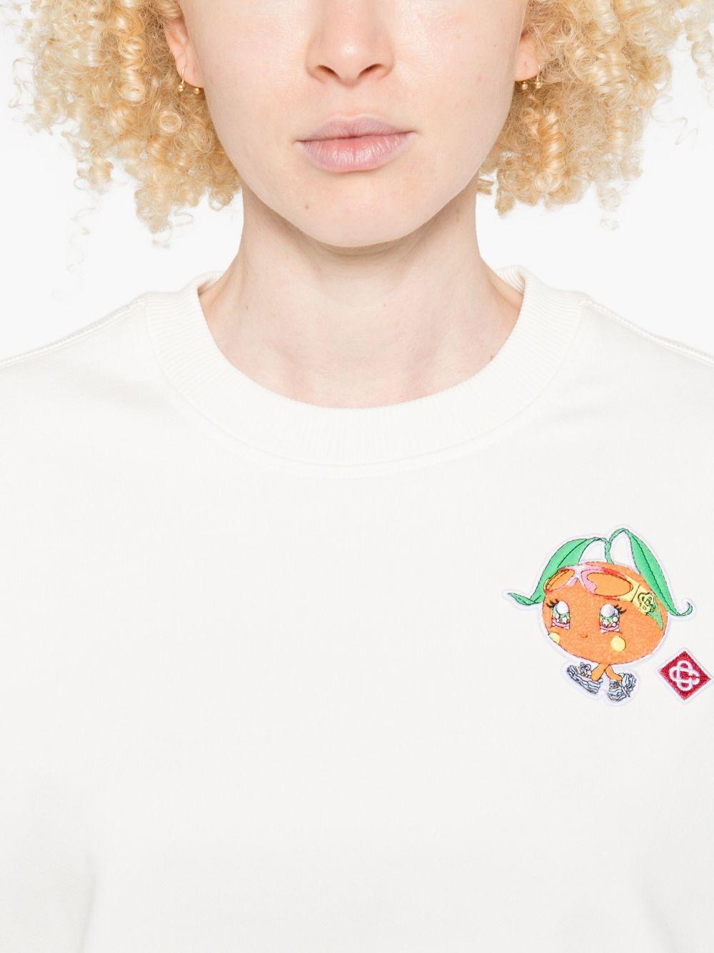 CASABLANCA Felpa girocollo con logo 