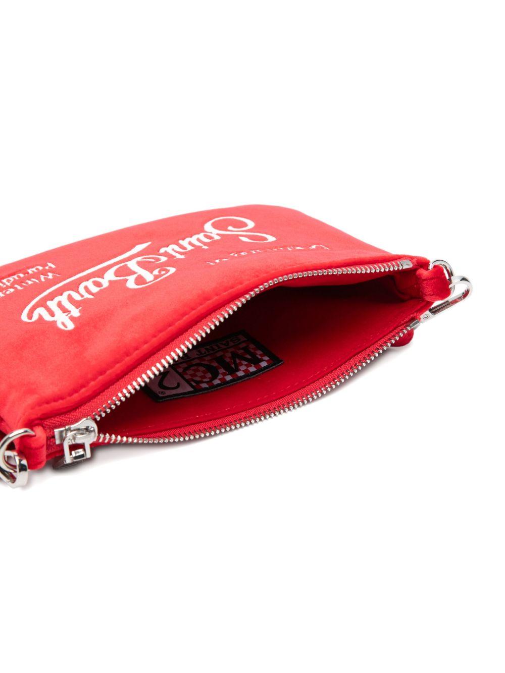 MC2 SAINT BARTH Borsa a spalla 'Parisienne Mini Velvet' 