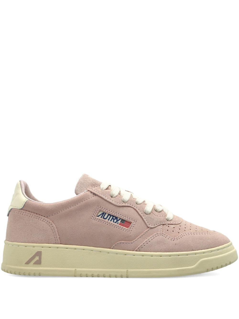 AUTRY Sneakers 'Medalist' in pelle scamosciata rosa 