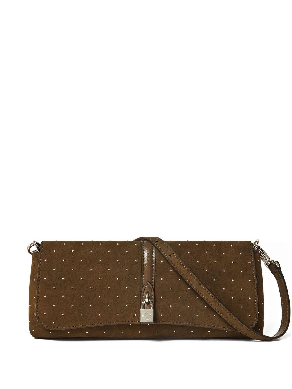 STELLA MCCARTNEY Pochette a spalla Ryder in suede 