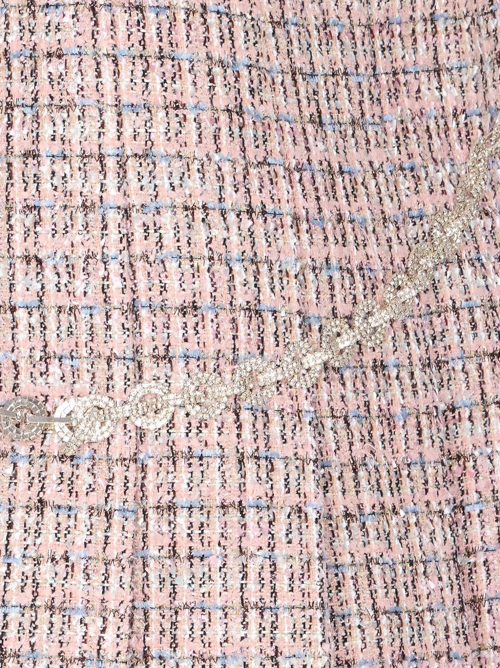 SELF PORTRAIT Gonna corta in tweed 