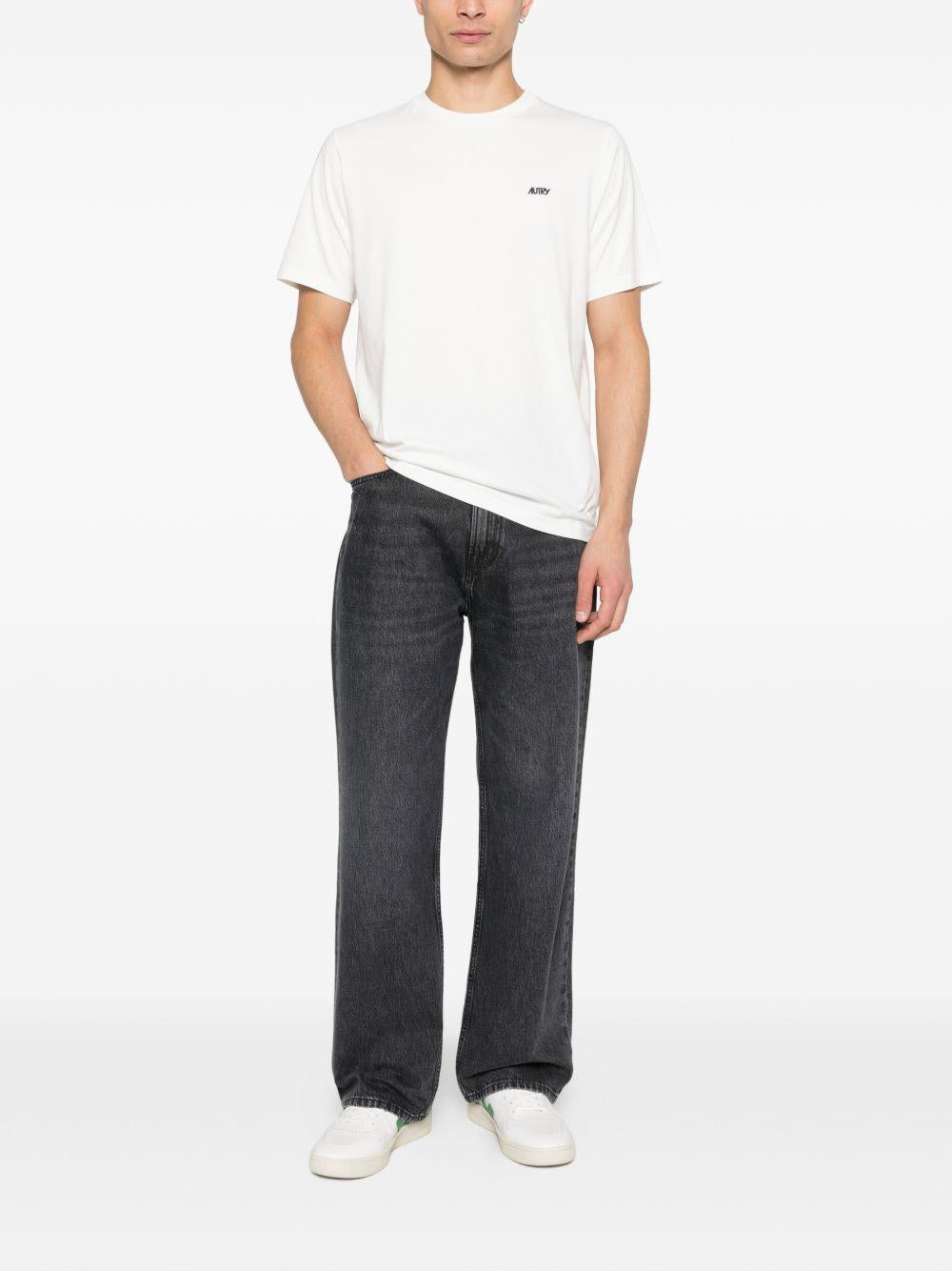 AUTRY T-shirt a maniche corte bianca 