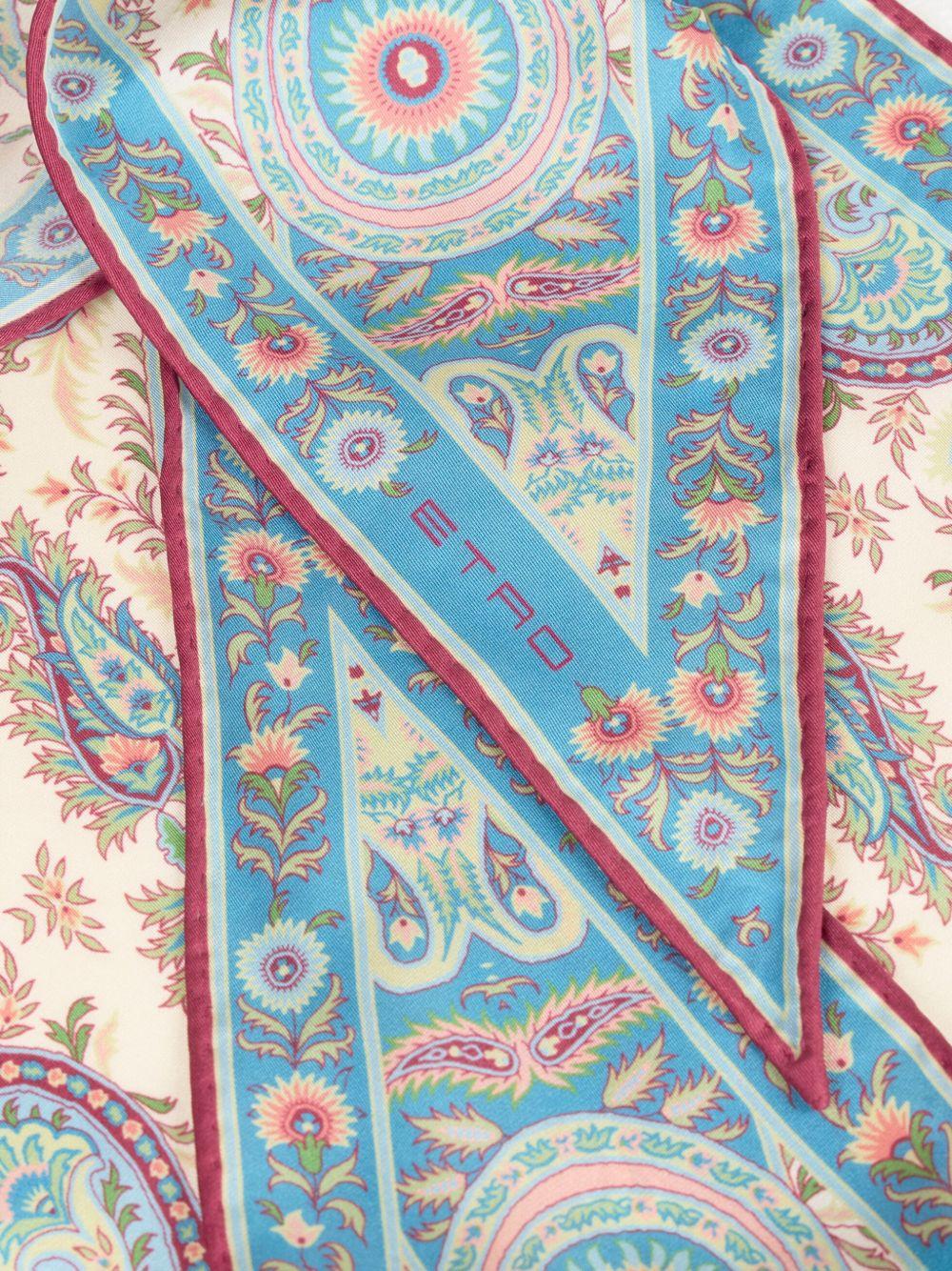 ETRO Foulard con stampa paisley 