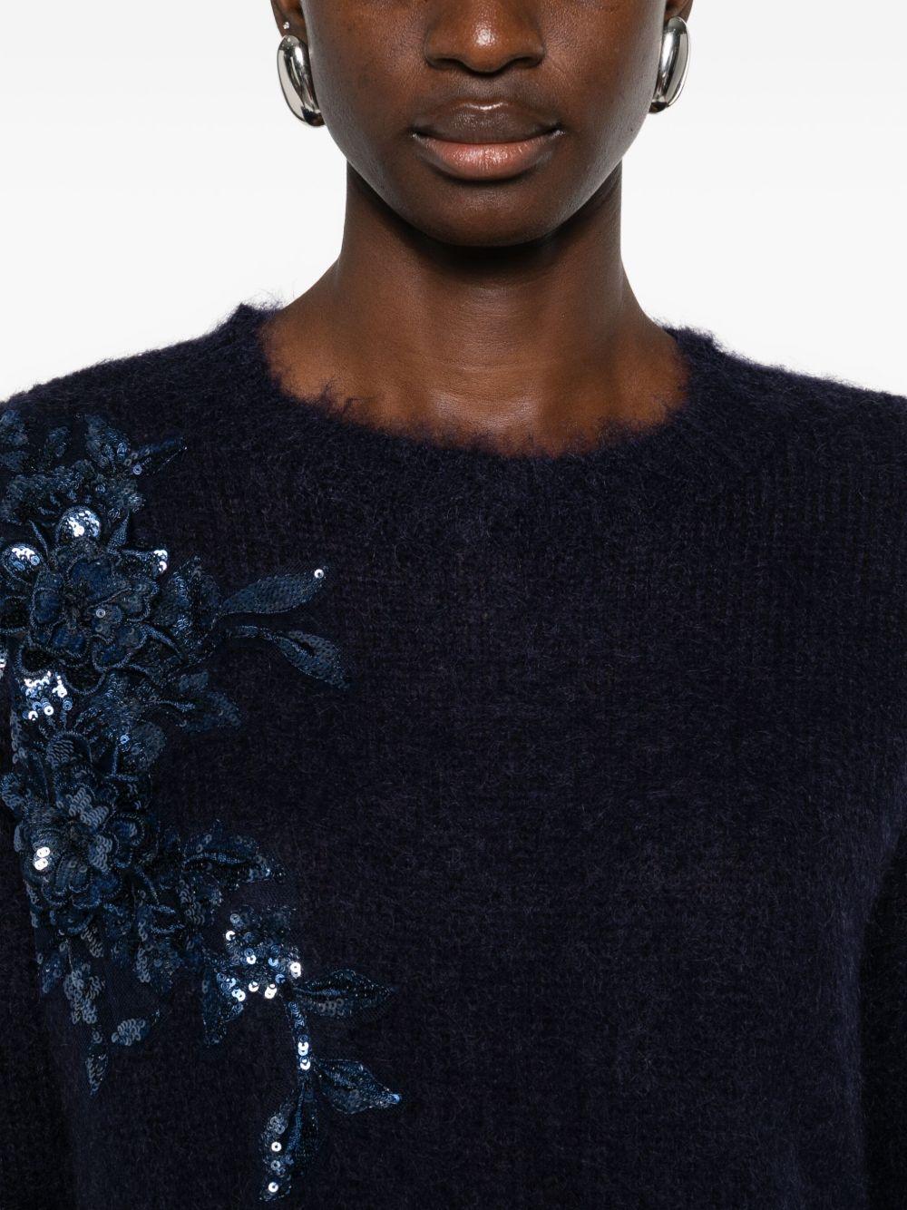 BLUGIRL Maglione girocollo blu 