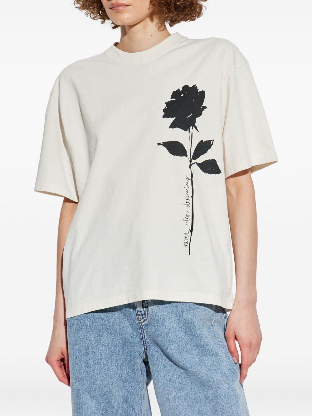 GOLDEN GOOSE T-shirt girocollo con stampa 