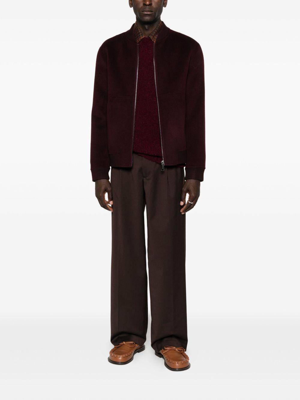 AMARANTO Bomber con zip 