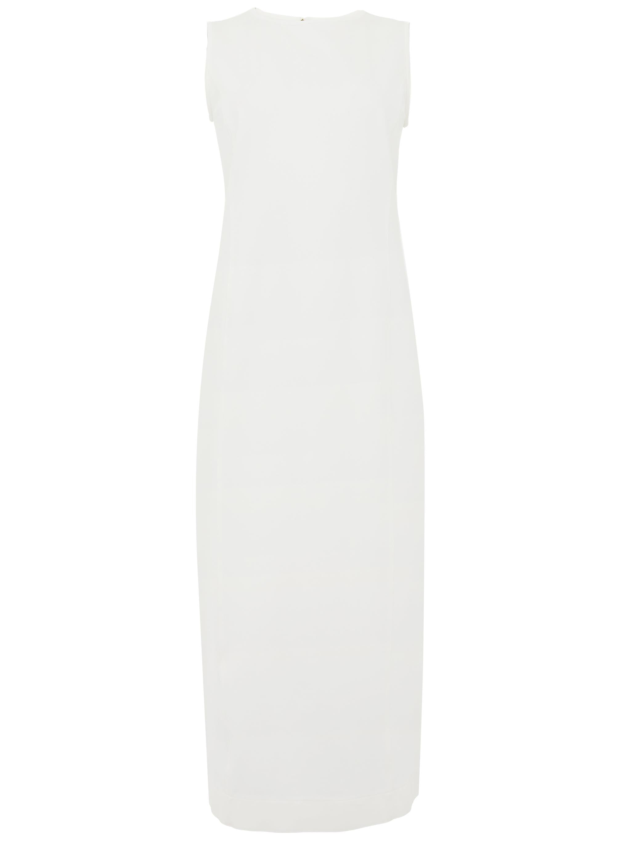 MAX MARA Abito elegante midi con dettagli raffinati bianco 