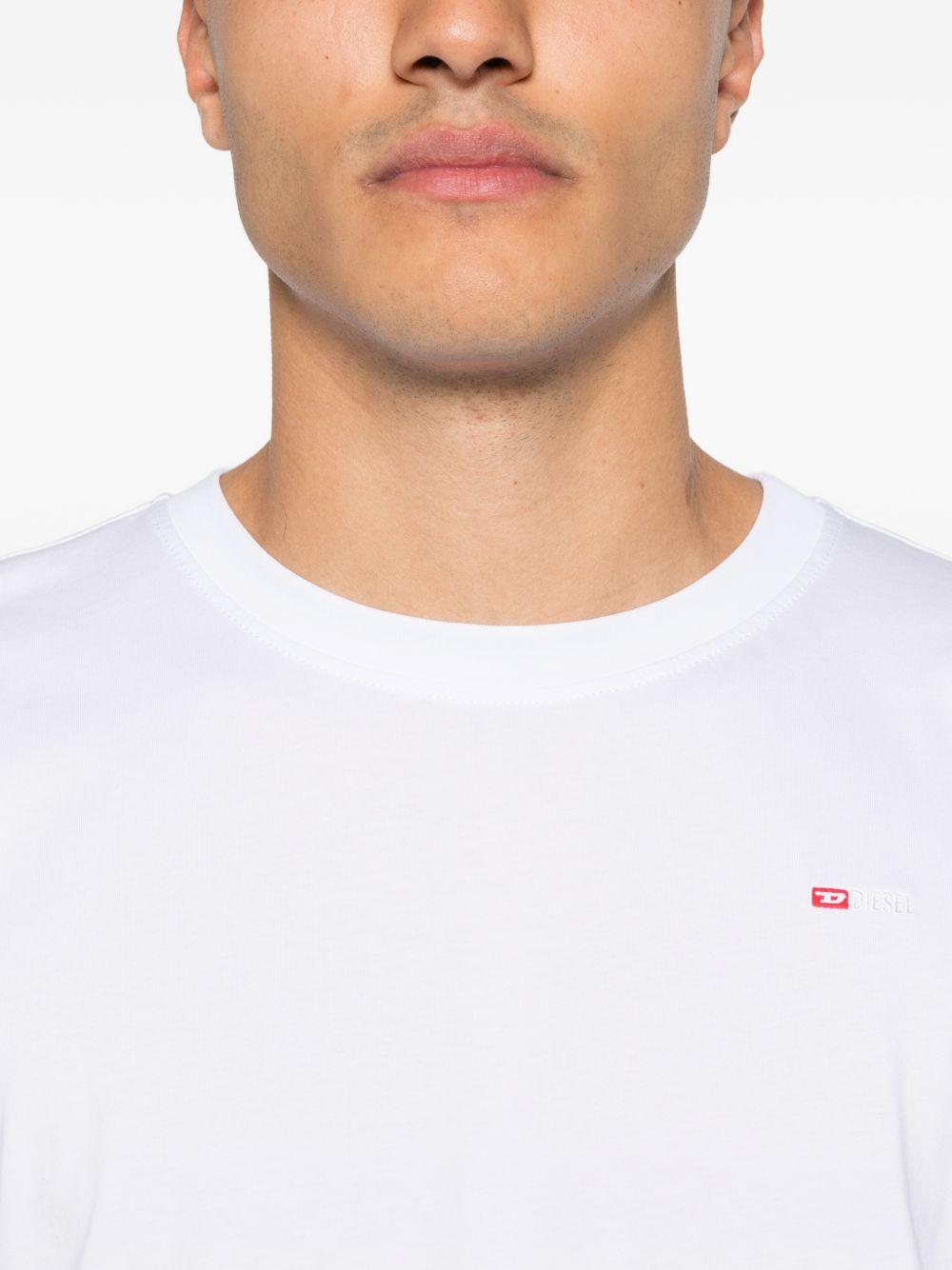DIESEL T-shirt in cotone bianco 