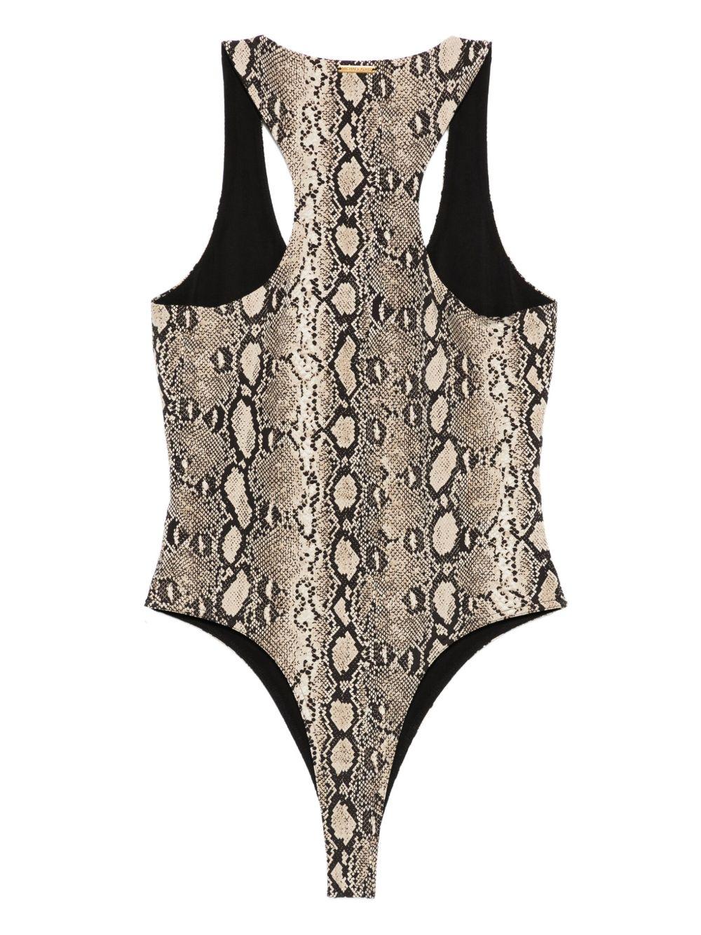 MICHAEL KORS Body con stampa pitone 