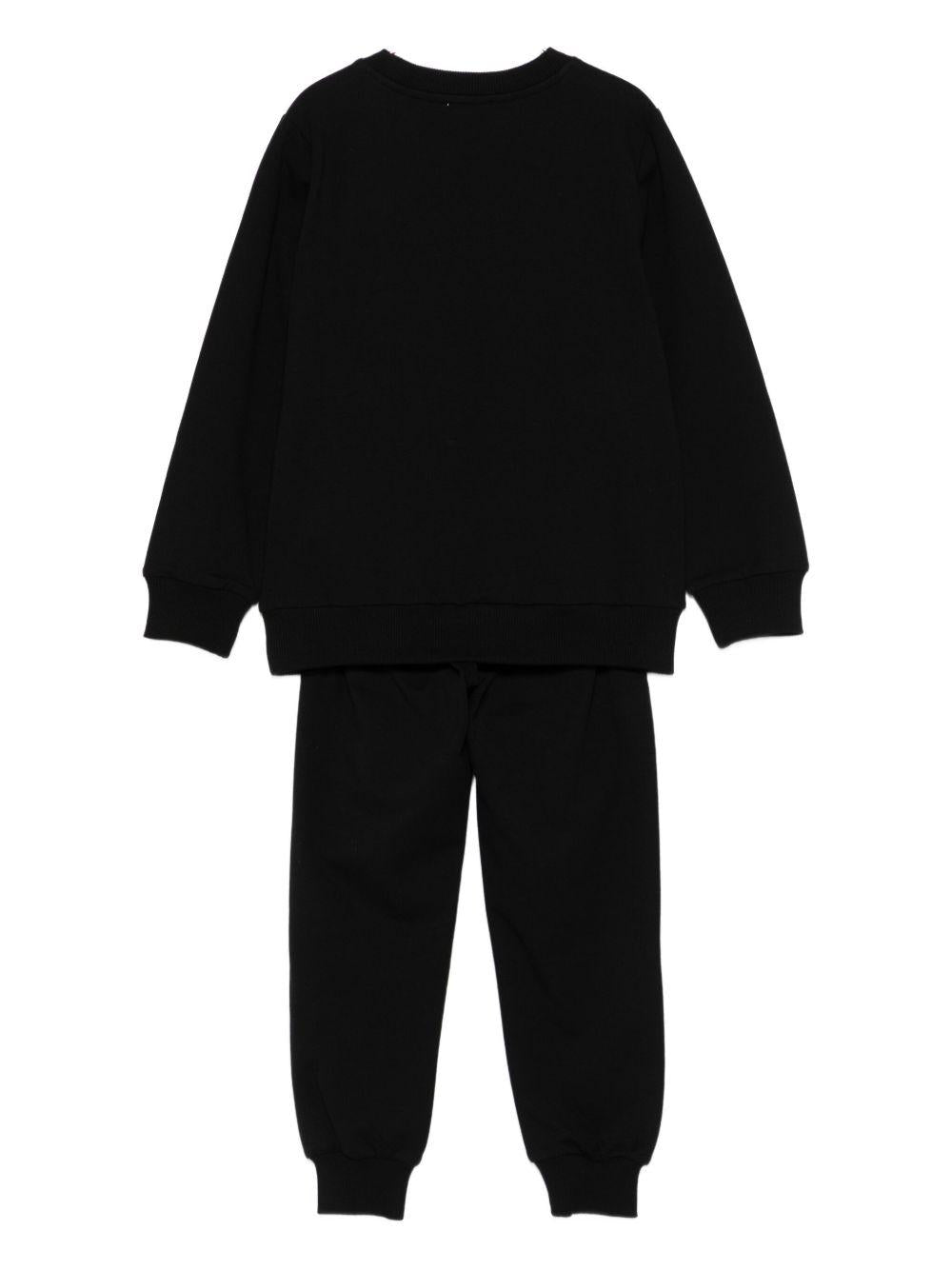 MOSCHINO Tuta sportiva con stampa logo 