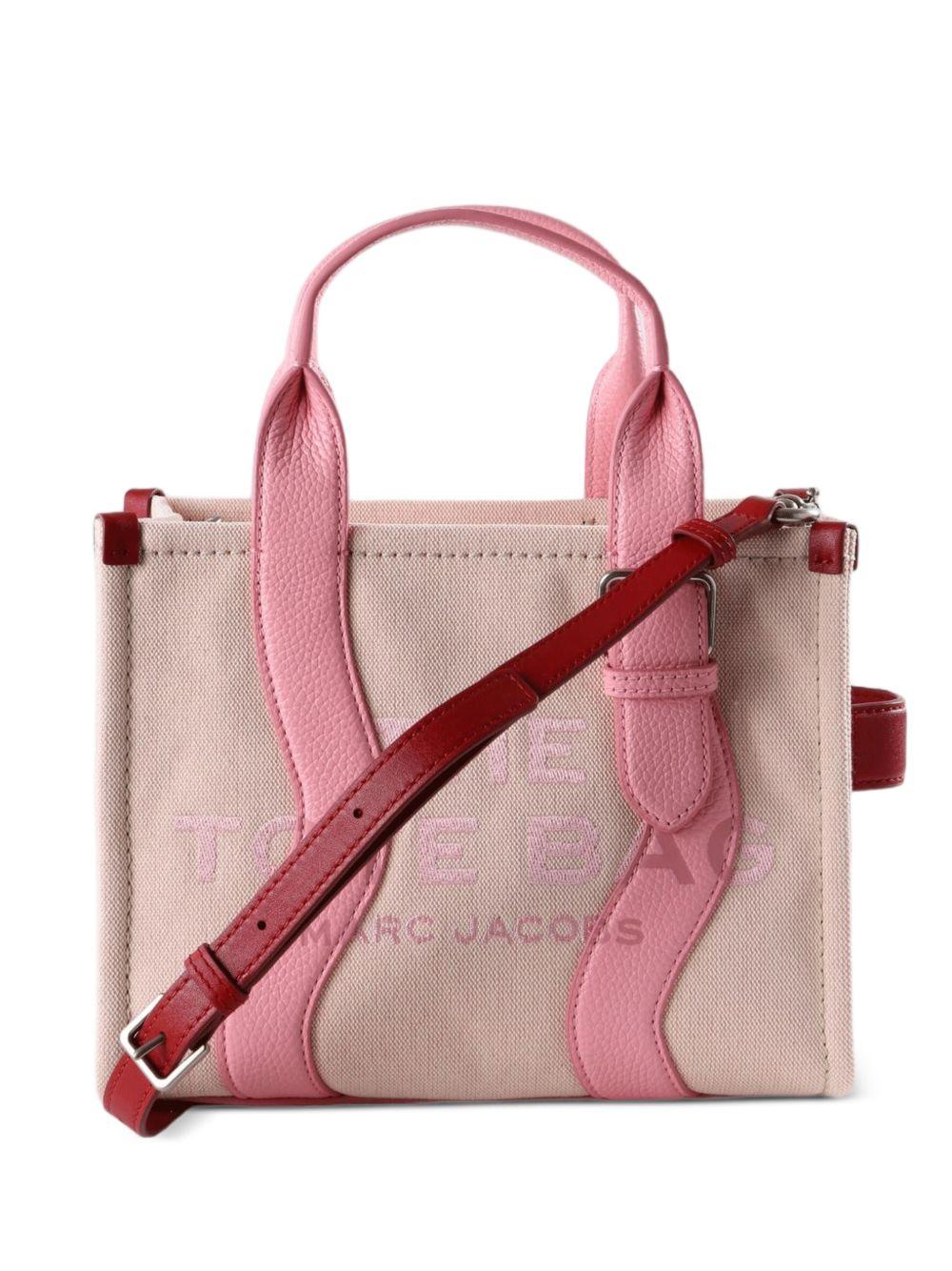 MARC JACOBS Borsa The Small Wavy Canvas rosa 