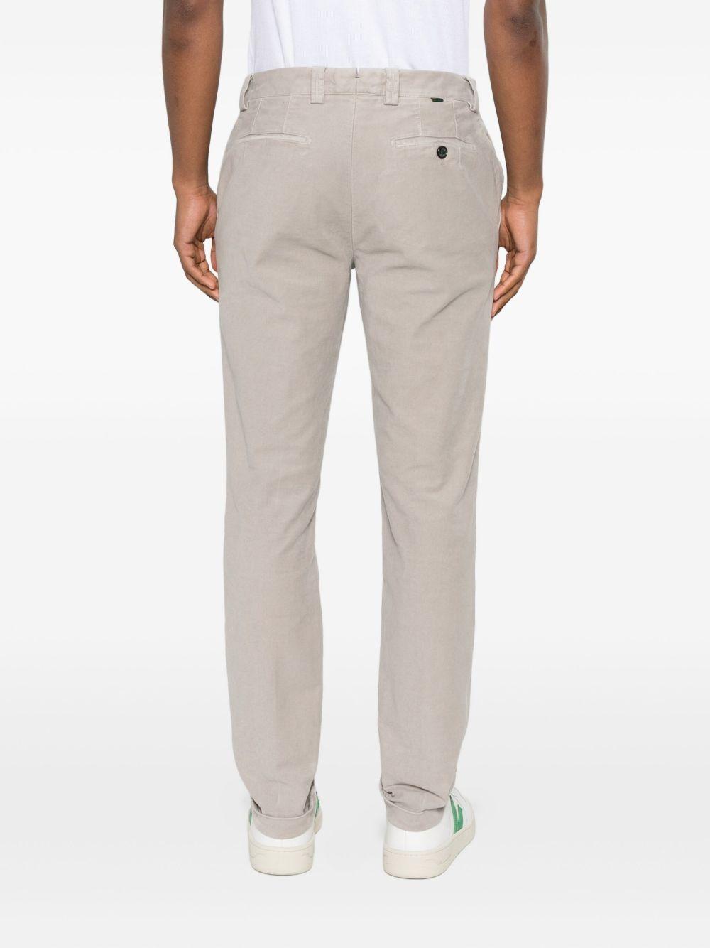 BERWICH Pantaloni grigi in cotone elasticizzato 