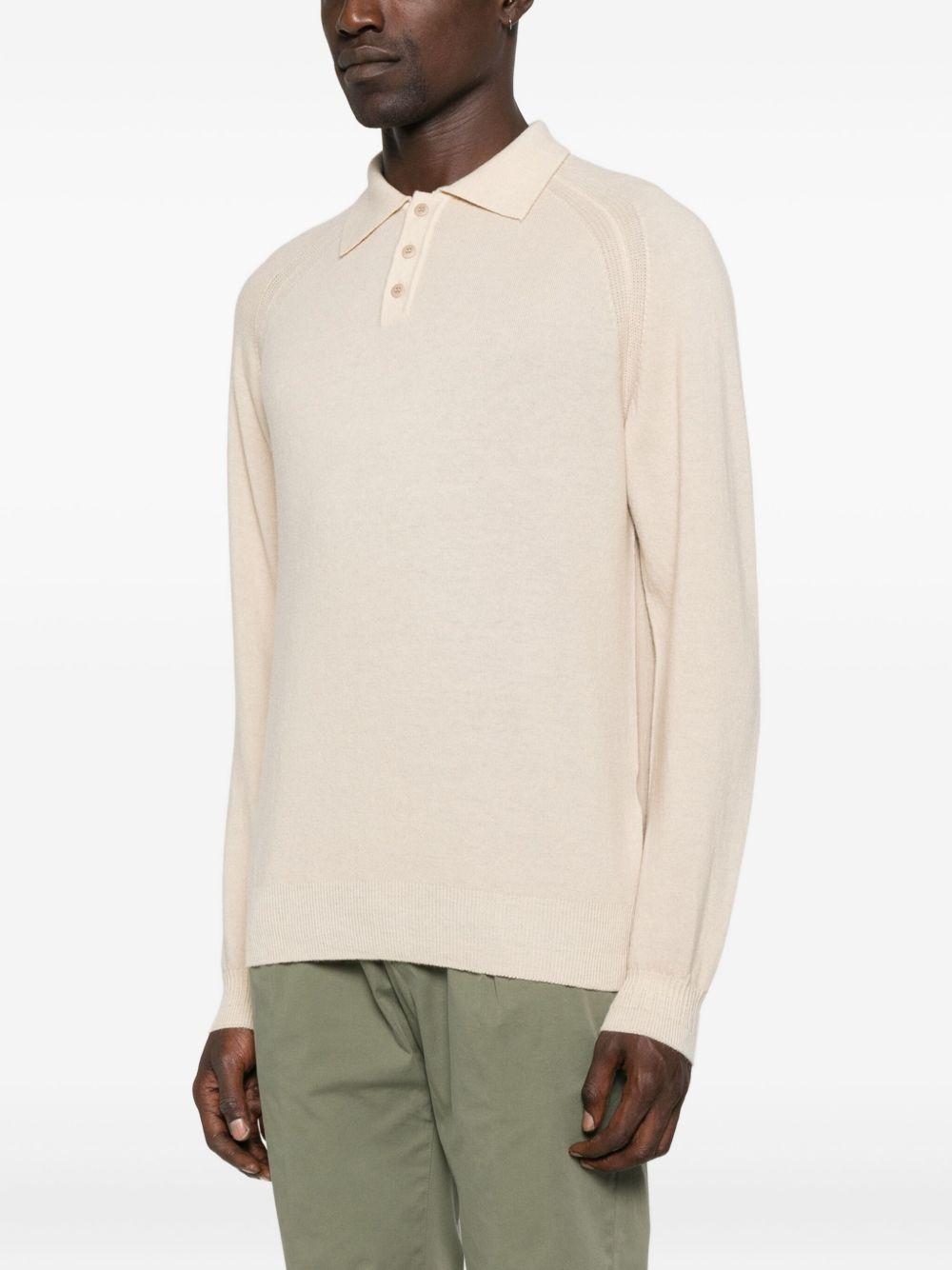 DANIELE FIESOLI Maglia beige in lana cashmere 