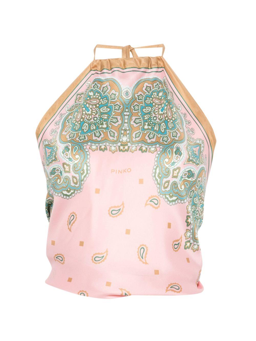 PINKO Top Halter 'Synchro' 