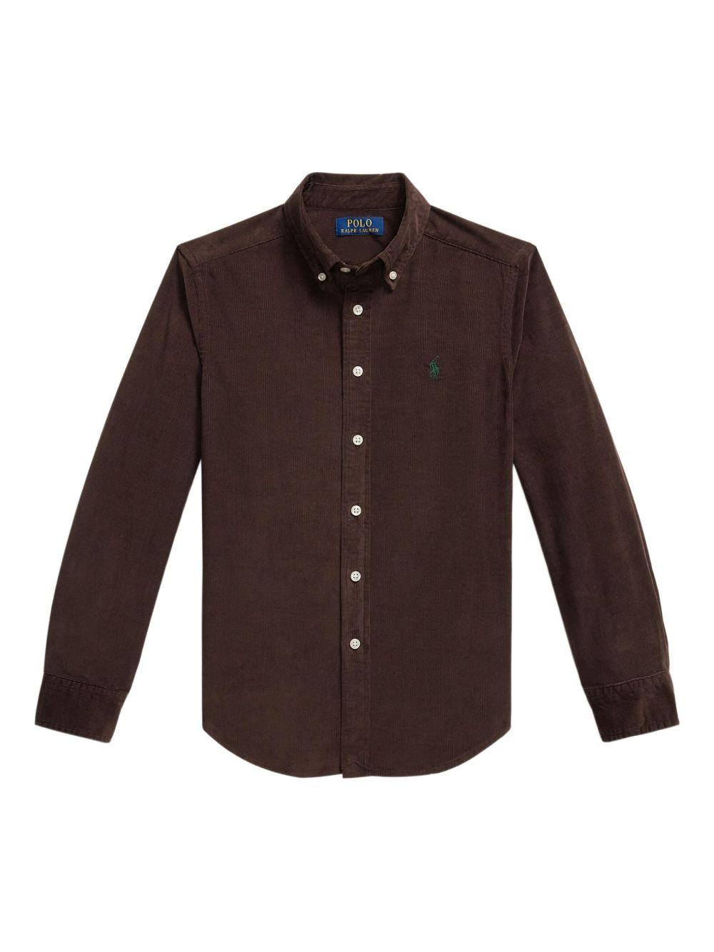 POLO RALPH LAUREN Camicia in cotone con logo 