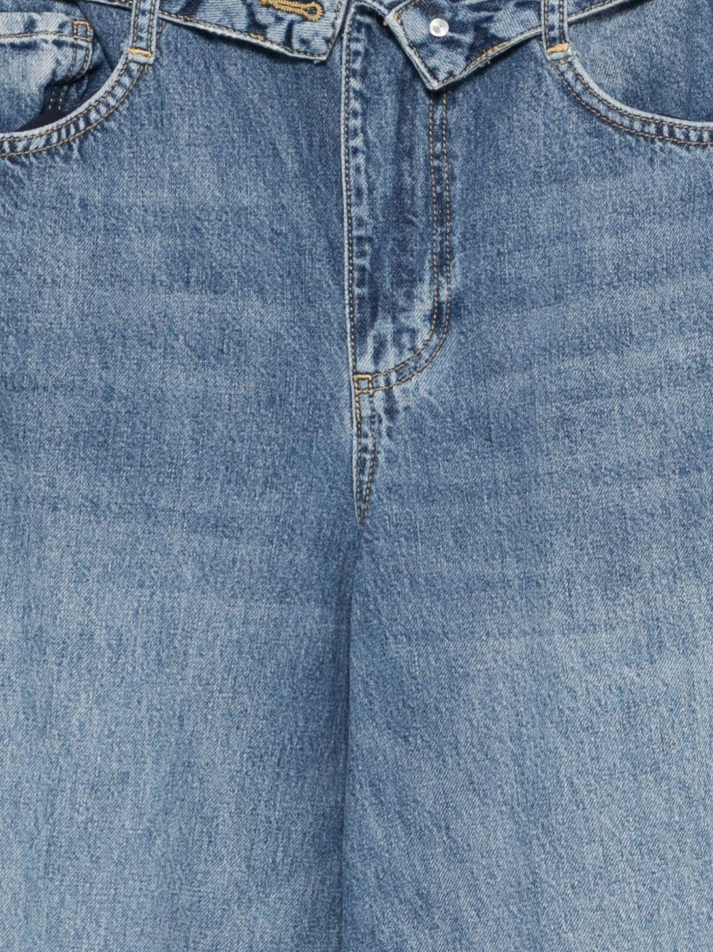 LIUJO Jeans barrel blu Elodie 