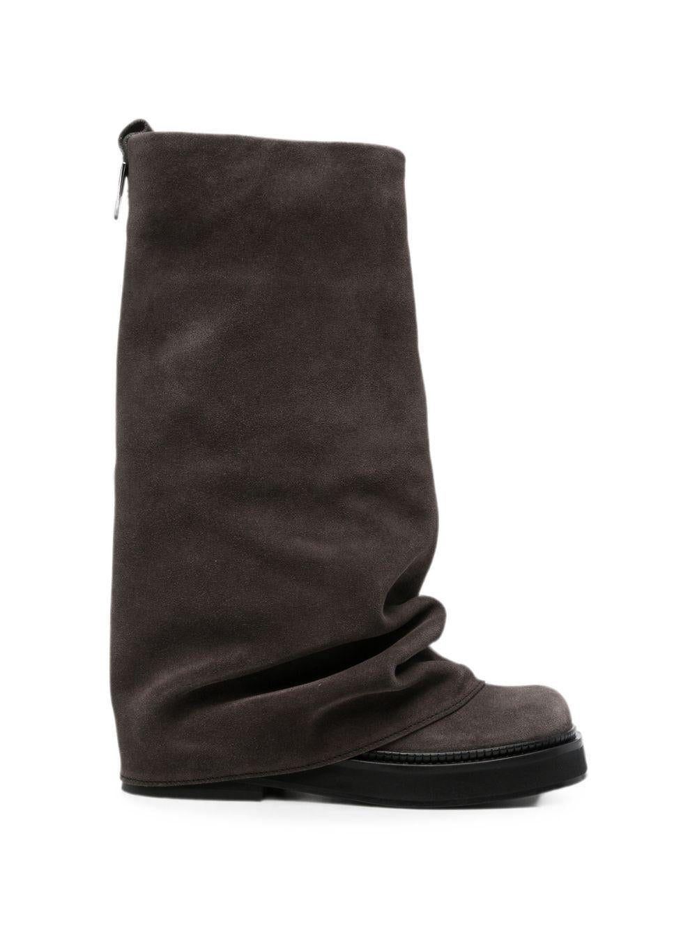 THE ATTICO Stivali Robin grigio scuro/marrone 