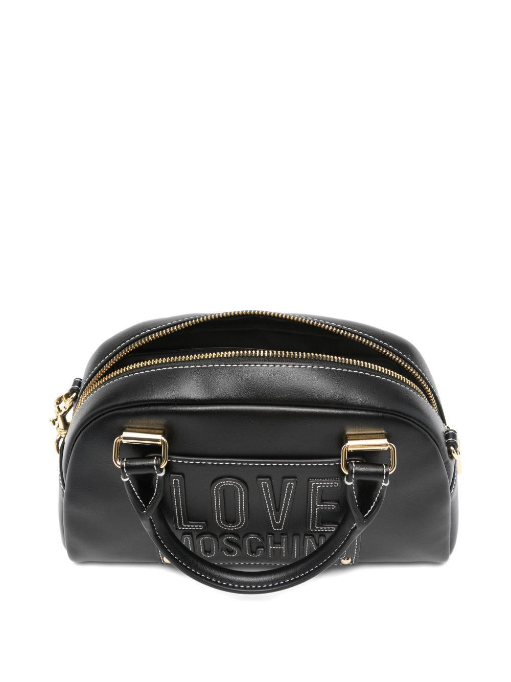 LOVE MOSCHINO Borsa nera con doppi manici 