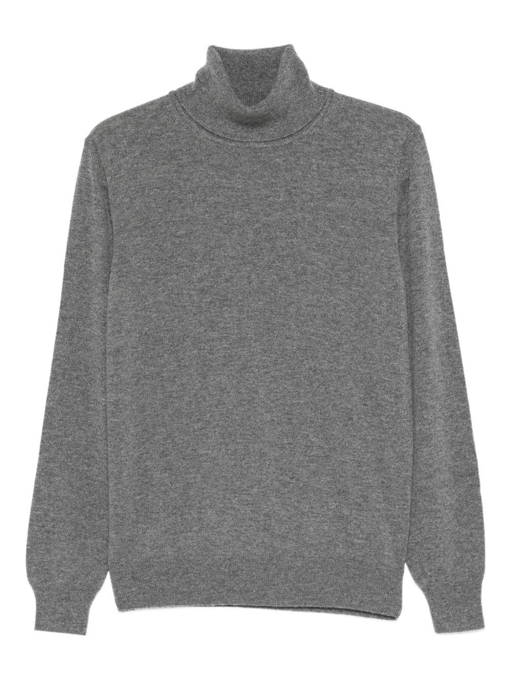 KANGRA Maglia a collo alto in lana misto cashmere 