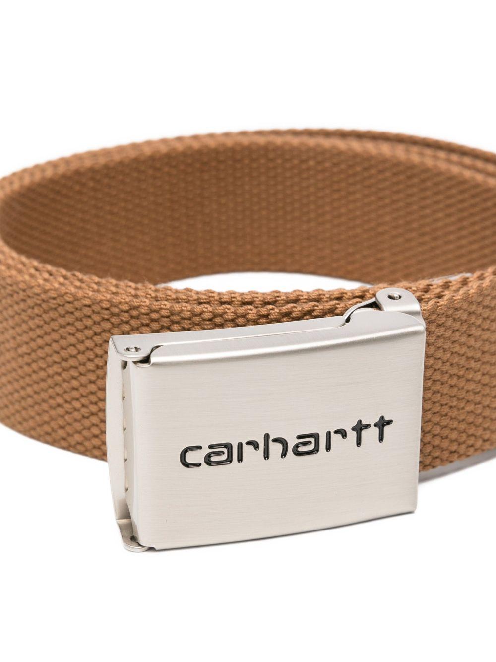 CARHARTT WIP Cintura a clip cromata 