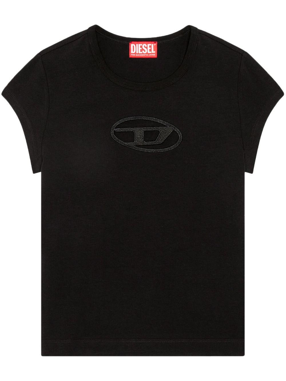 DIESEL T-shirt 'T-Angie' nera 