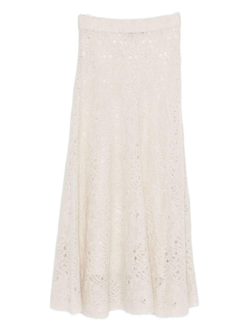 D EXTERIOR Gonna lunga bianco sporco 