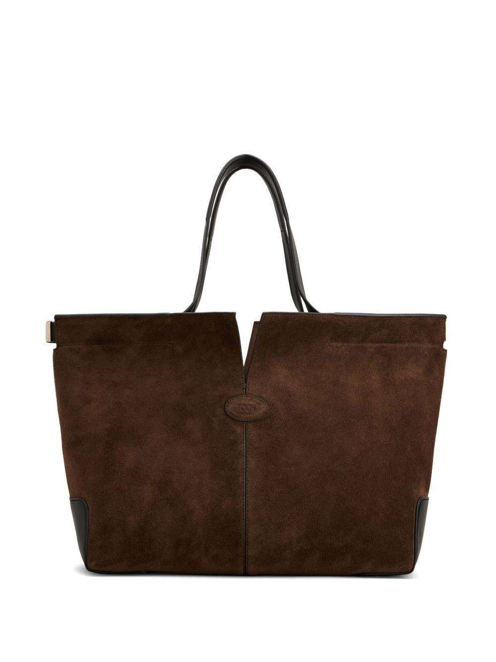 TODS Borsa marrone in suede 