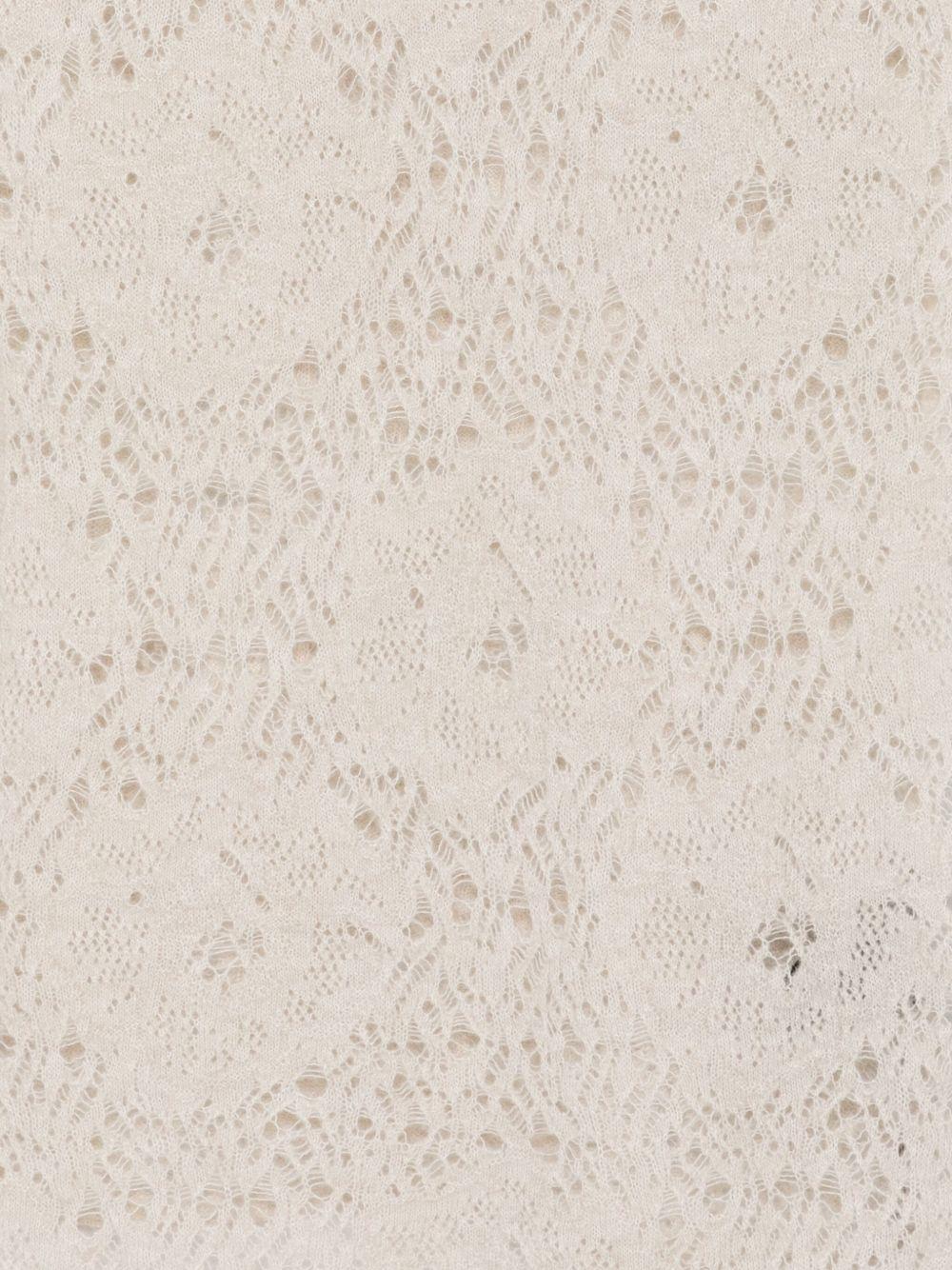 D EXTERIOR Stola in pizzo traforato con motivo floreale 