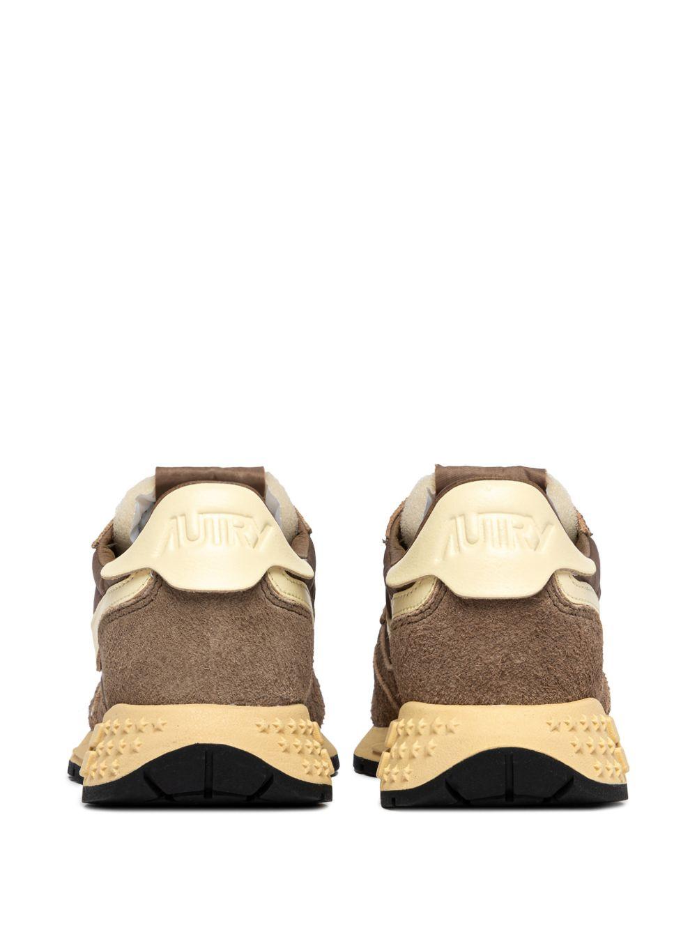 AUTRY Sneakers Reelwind in pelle scamosciata marrone 