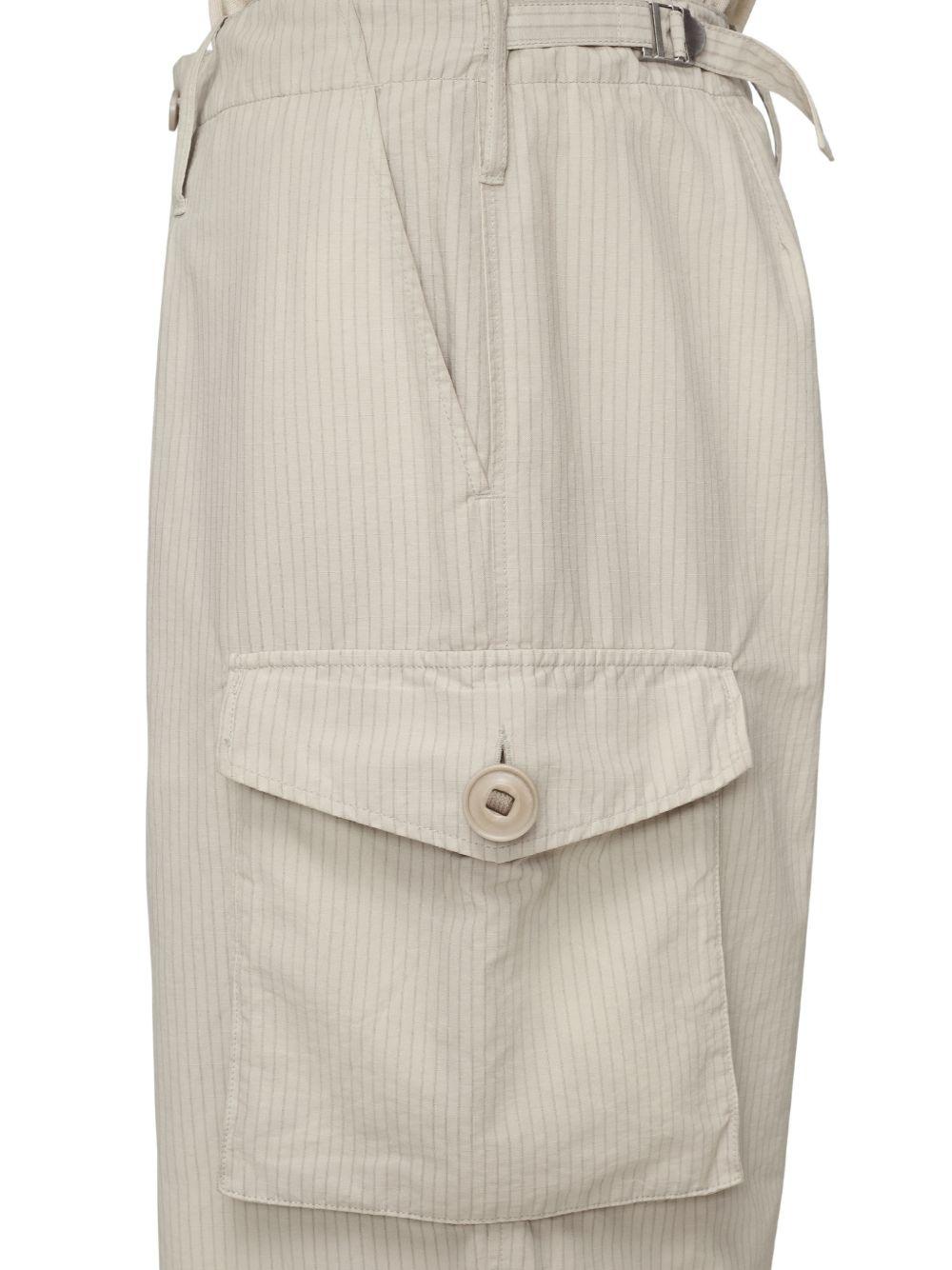 MAISON MARGIELA Pantaloni cargo con coulisse sul fondo 